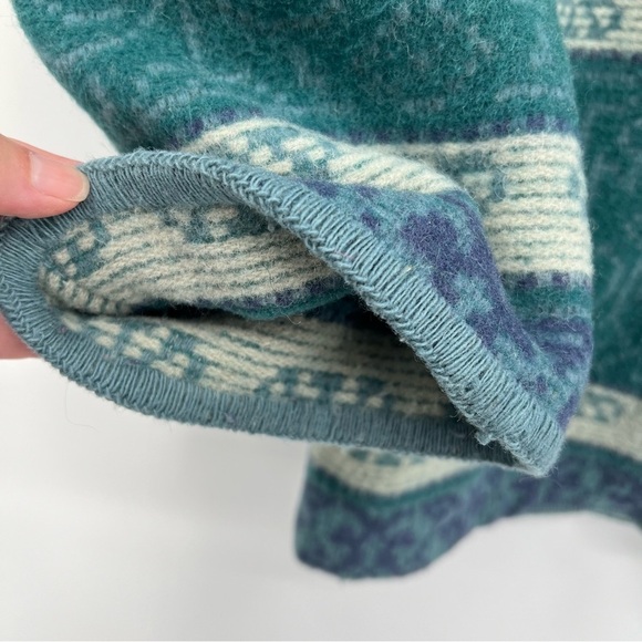 Eddie Bauer Vintage Blanket Wool Barn Toggle Shawl Collar Coat Size MP - Picture 11 of 14